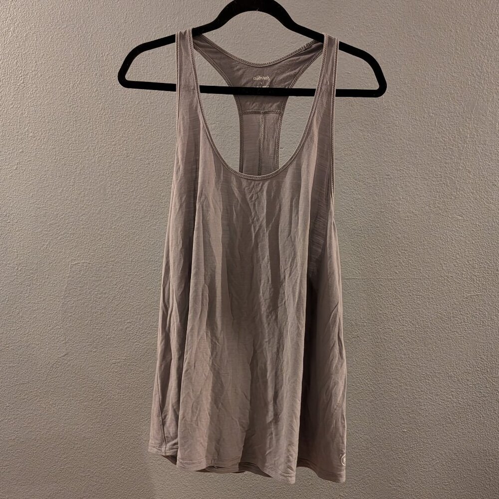 allbirds Women's Natural Flow Studio Tank Gray Sz L